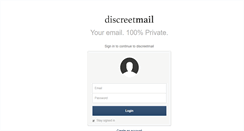 Desktop Screenshot of discreetmail.org